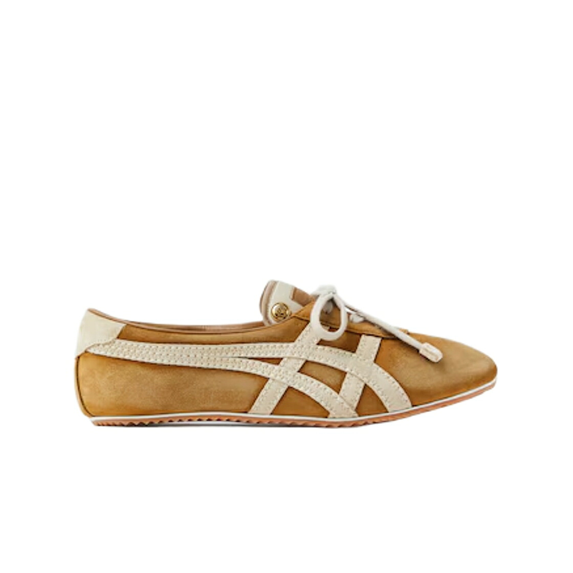 タイチ スエードクロス スウェード 調教師 赤銅色 赤銅色 オニツカタイガー スニーカー メンズ ONITSUKA TIGER ONITSUKA TIGER X VERSACE TAI-CHI SAKURA SUEDE TRAINER BROWN /