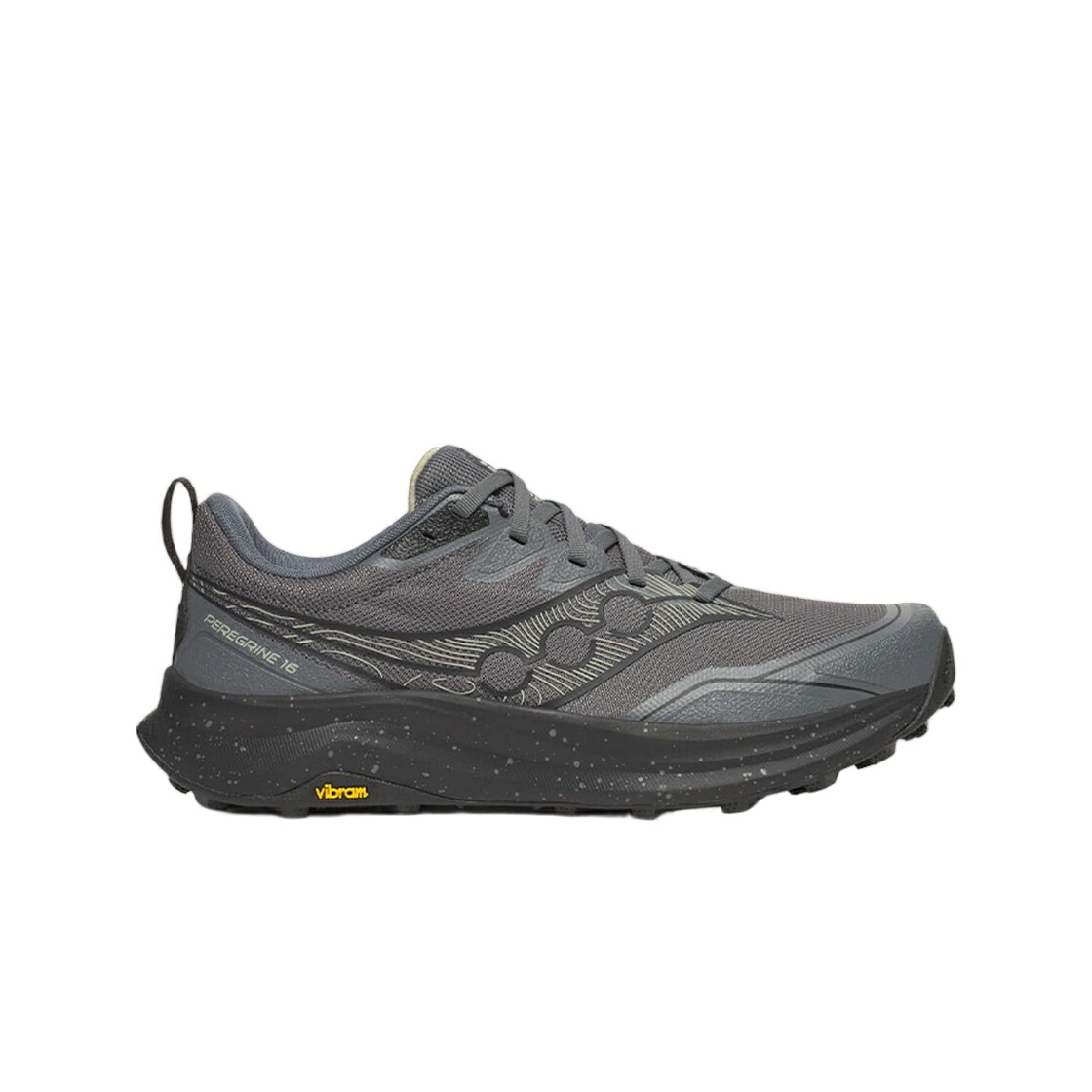サッカニー 炭素 黒いこと 黒いこと スニーカー メンズ SAUCONY PEREGRINE 16 CARBON BLACK / CARBON BLACK