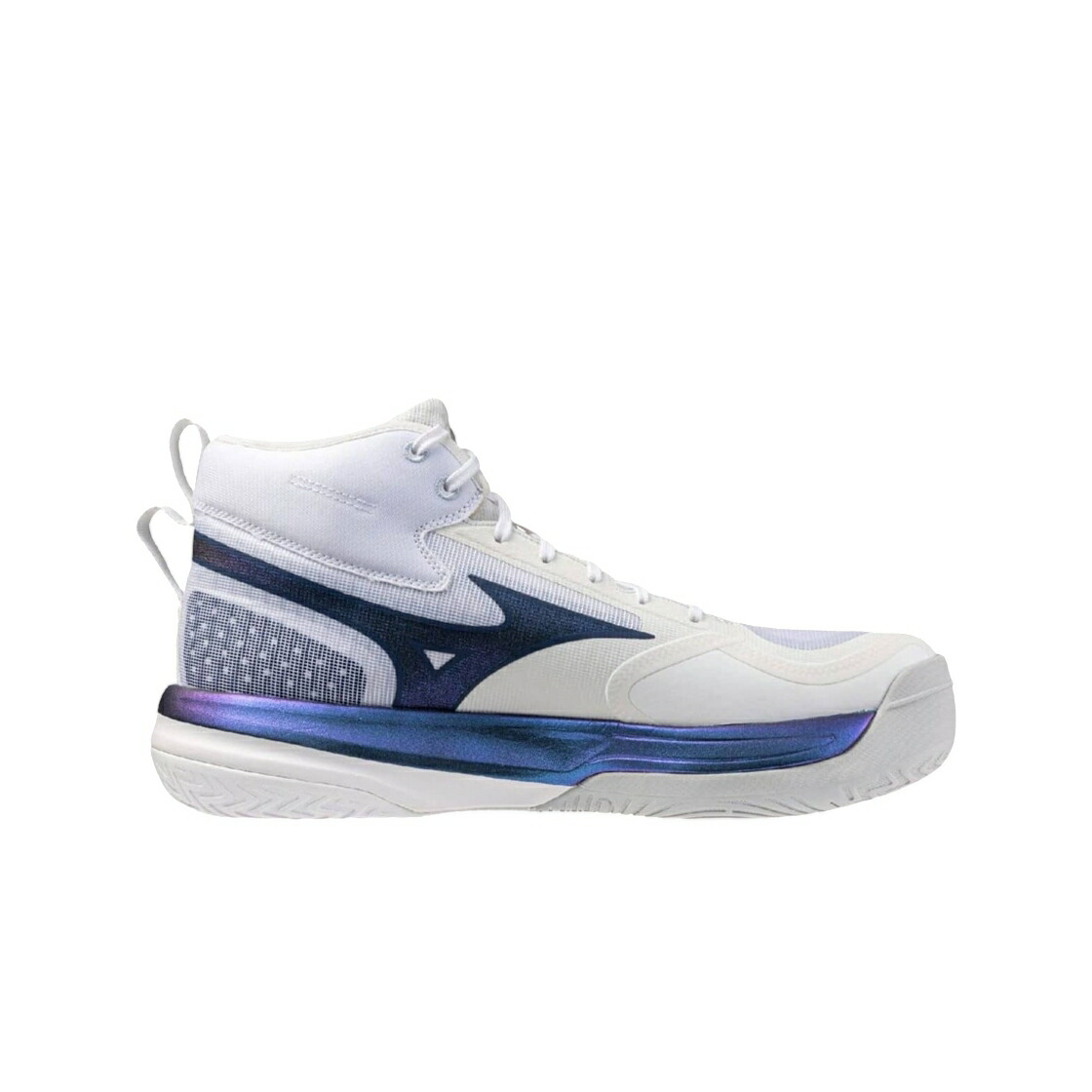 ミズノ ネオ ミッド 白いこと 白いこと 紺色 米国海軍 スニーカー メンズ MIZUNO NEO JUMP MID WHITE NAVY / WHITE NAVY