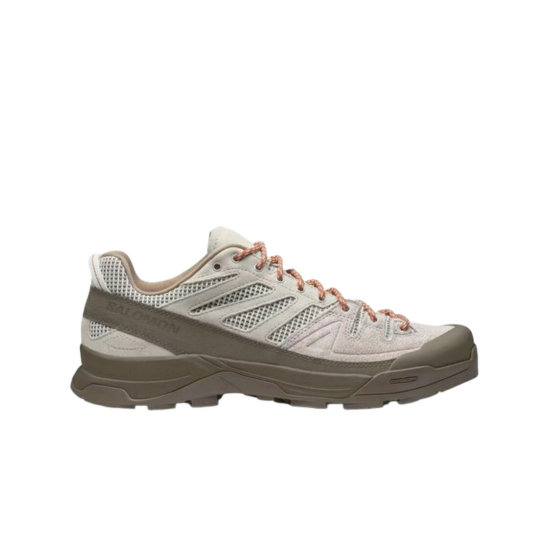 サロモン ウーブン しろがね色 しろがね色 スニーカー メンズ SALOMON X-ALP WOVEN WALNUT SILVER CLOUD / WALNUT SILVER CLOUD VANILLA ICE