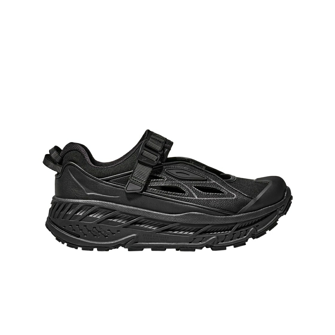 黒色 ブラック カーボン スニーカー メンズ HOKA STINSON BREEZE BLACK CARBON / BLACK CARBON BLACK｜スニケス