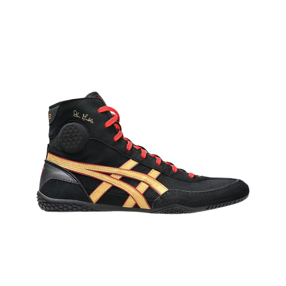 アシックス 黒いこと 黒いこと 純一無雑 ゴールド スニーカー メンズ ASICS DAN GABLE EVO 3 BLACK PURE GOLD / BLACK PURE GOLD