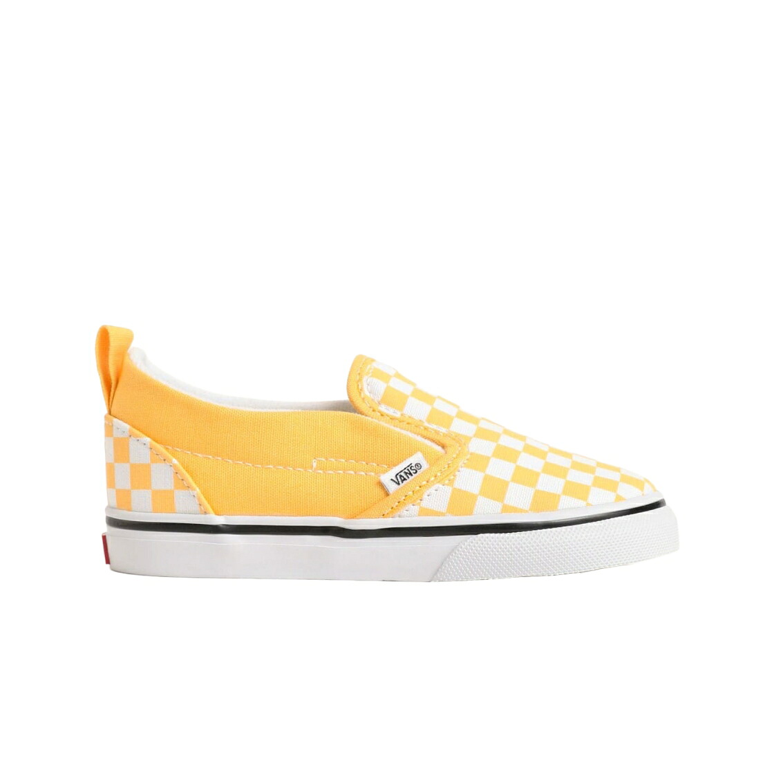 ヴァンズ バンズ スリッポン 皮膚軟化剤 VANS (TD) SLIP-ON V COLOR THEORY CHECKERBOARD BANANA CREAM / BANANA CREAM