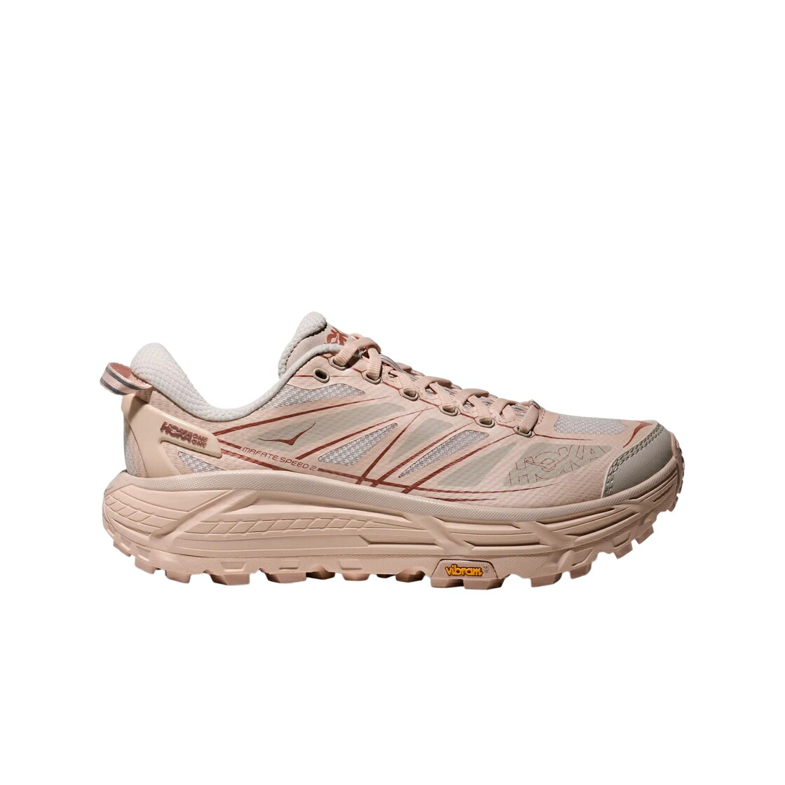 素早さ スニーカー メンズ HOKA MAFATE SPEED 2 BEECH WOOD STUCCO / BEECH WOOD STUCCO