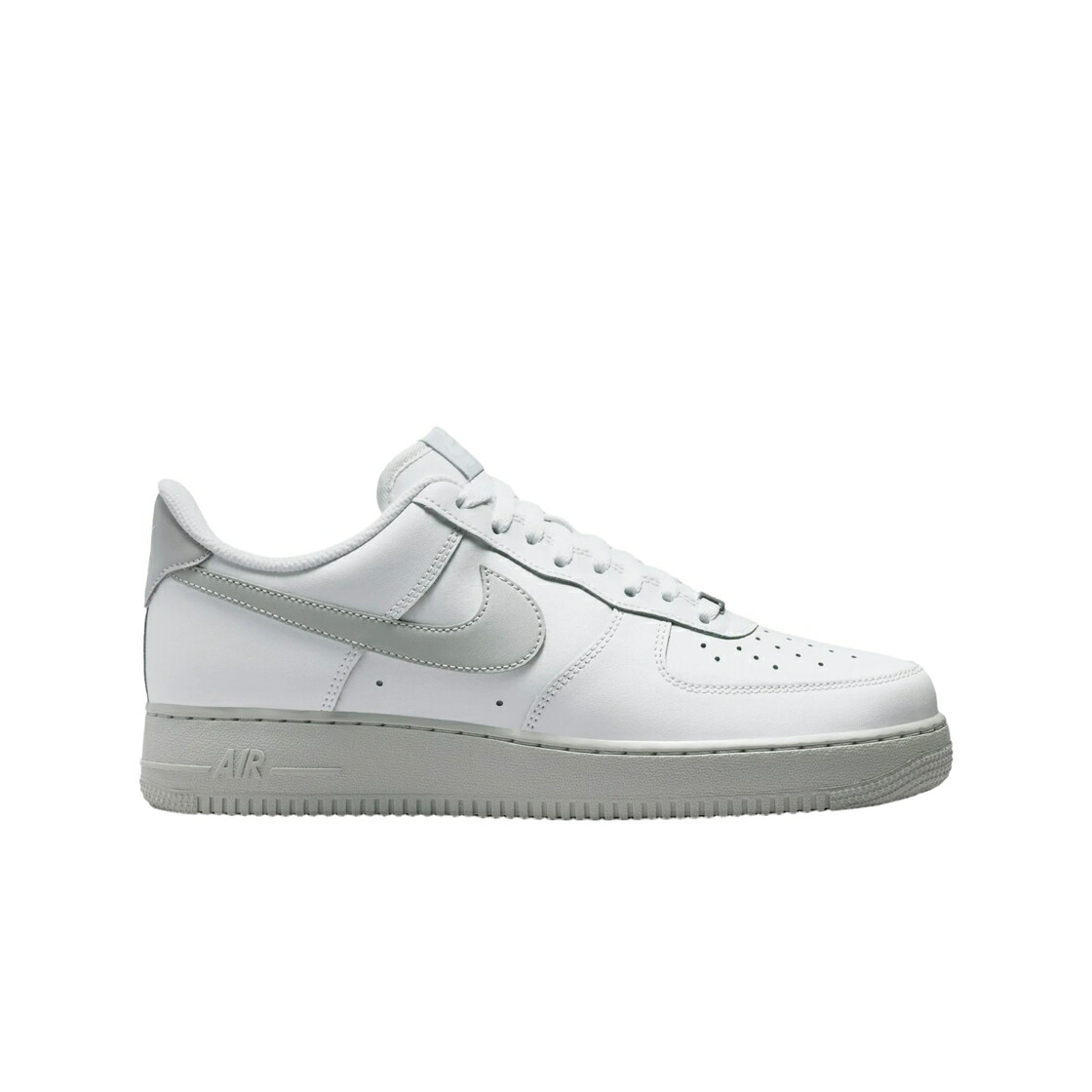 ナイキ 白いこと 白いこと 薄墨色 薄墨色 空軍 \u002707 スニーカー メンズ NIKE AIR FORCE 1 SUMMIT WHITE STRATA GREY / SUMMIT WHITE SUMMIT WHITE STRATA