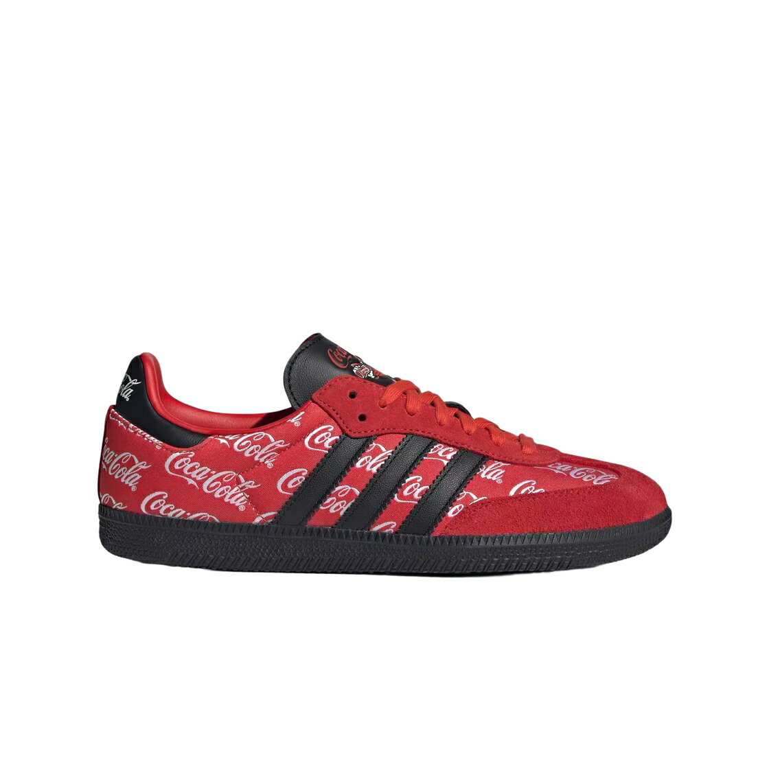 アディダス サンバ 赤 レッド コア 黒色 ブラック 白色 ホワイト スニーカー メンズ ADIDAS X COCA-COLA SAMBA OG RED CORE BLACK / RED CORE BLACK CLOUD WHITE｜スニケス