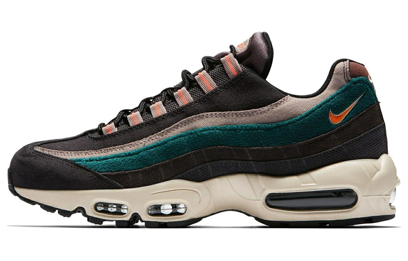 ナイキ マックス 薄墨色 薄墨色 エア湖マックス スニーカー メンズ NIKE AIR MAX 95 GREY RAINFOREST BRIGHT MANGO 538416-018 /