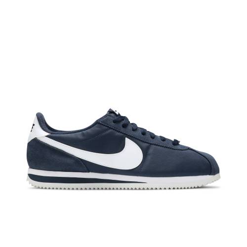 ナイキ コルテッツ ナイロン 白いこと 白いこと しろがね色 しろがね色 スニーカー メンズ NIKE CORTEZ ベーシック NYLON OBSIDIAN WHITE METALLIC SILVER 819720-411 /