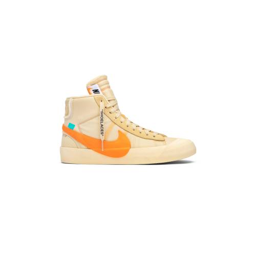 ナイキ 象牙色 ブレイザー ミッド \u0027ALL EVE\u0027 スニーカー メンズ NIKE OFF-WHITE X BLAZER MID HALLOWS AA3832-700 /