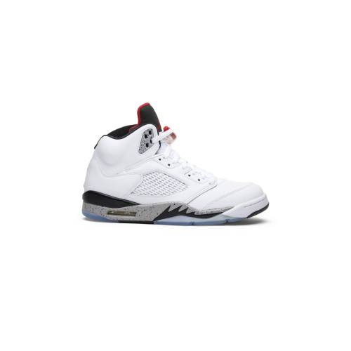 ナイキ ジョーダン \u0027WHITE CEMENT\u0027 スニーカー メンズ JORDAN AIR 5 RETRO 136027-104 /