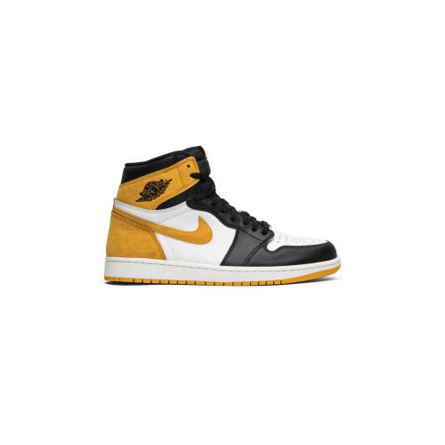 ナイキ ジョーダン 御機嫌 \u0027YELLOW OCHRE\u0027 スニーカー メンズ JORDAN AIR 1 RETRO HIGH OG 555088-109 /