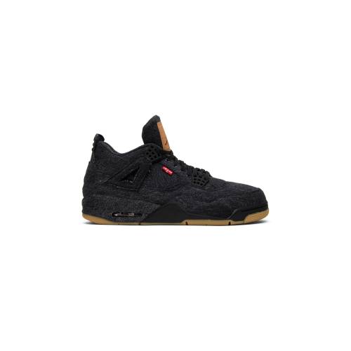 ナイキ ジョーダン LEVI BLACK DENIM スニーカー メンズ JORDAN X AIR 4 RETRO (LEVI TAG) AO2571-001 /