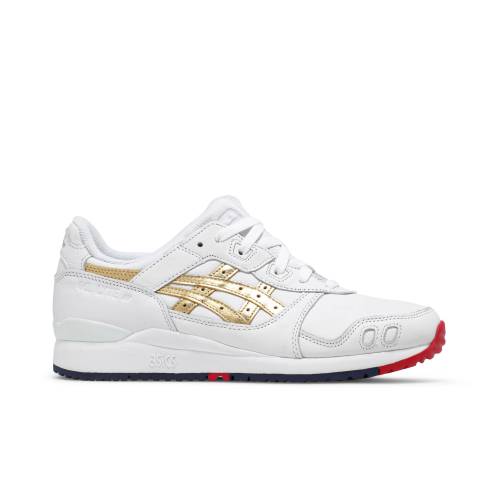 アシックス 先だつもの点火装置 \u0027TOKYO GOLD\u0027 スニーカー メンズ ASICS KITH X GEL-LYTE III TRIO SUPER 1203A044-100 /