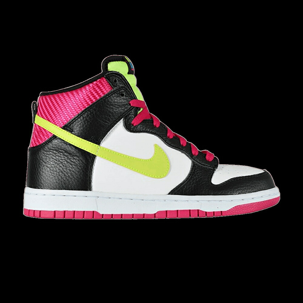 ナイキ ダンク ハイ ダンクハイ 'WHITE VOLT' スニーカー メンズ NIKE DUNK HIGH 'WHITE/BLACK/FIREBERRY/VOLT' 317982-127 /｜スニケス