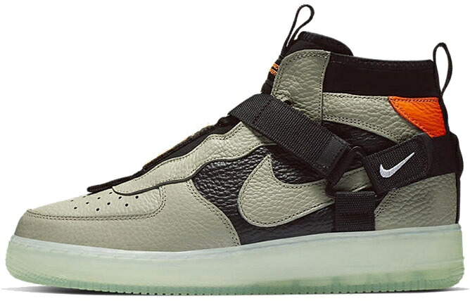 ナイキ ミッド 空軍 スニーカー メンズ NIKE AIR FORCE 1 UTILITY MID SPRUCE FOG AQ9758-300 /