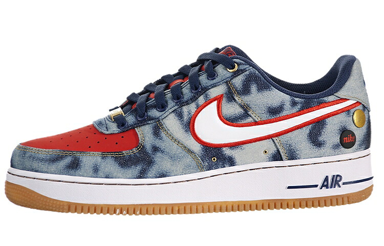 ナイキ ジーンズ 空軍 スニーカー メンズ NIKE AIR FORCE 1 LOW ACID WASHED DENIM 630930-400 /