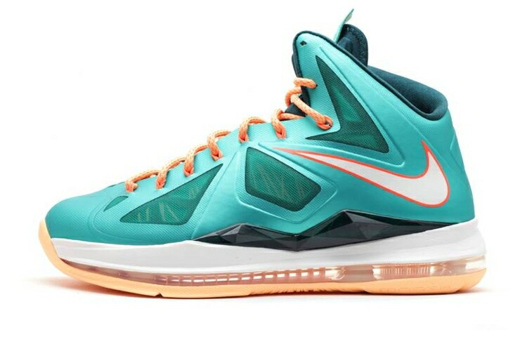 ナイキ レブロン マイアミ ドルフィンズ スニーカー メンズ NIKE LEBRON 10 MIAMI DOLPHINS 541100-302 /