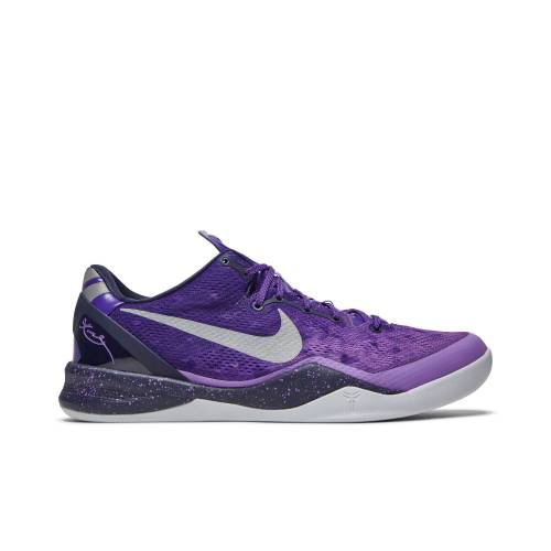ナイキ コービー 紫 パープル プラチナム スニーカー メンズ NIKE KOBE 8 PLAYOFFS PURPLE PLATINUM 555035-500 /