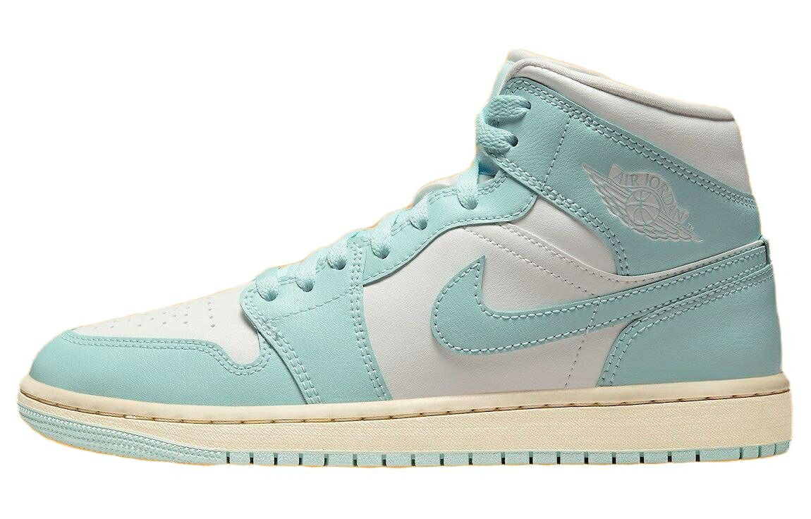 ナイキ ジョーダン ミッド \u0027LIGHT DEW\u0027 スニーカー レディース JORDAN (WOMEN) AIR 1 MID BQ6472-132 /