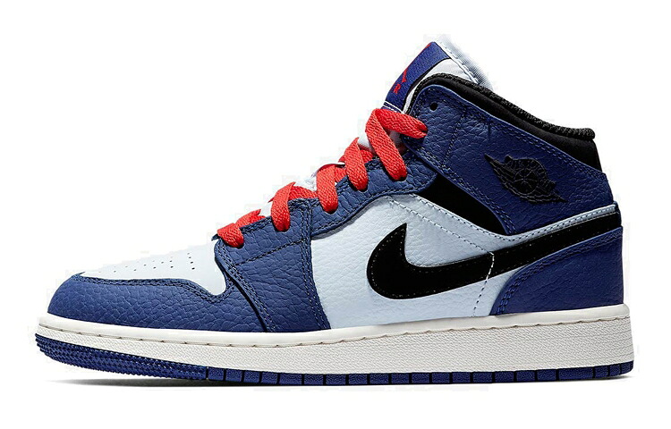 ナイキ ジョーダン ミッド \u0027DEEP ROYAL\u0027 お坊っちゃん キッズ JORDAN (GRADE SCHOOL) AIR 1 MID SE BQ6931-400 / もの言う花 マタニティ スニーカー