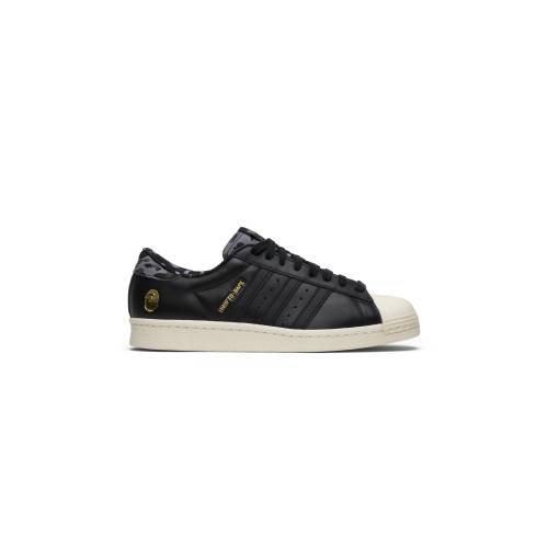 アディダス アンディフィーテッド はやりっ児 \u0027BLACK\u0027 スニーカー メンズ ADIDAS UNDEFEATED X A BATHING APE SUPERSTAR 80S B34291 /