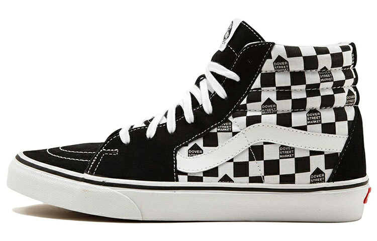 ヴァンズ バンズ 表どおり 滑るご機嫌 \u0027DSM CHECK\u0027 スニーカー メンズ VANS DOVER STREET MARKET X SK8-HI VN000TS9J7L /