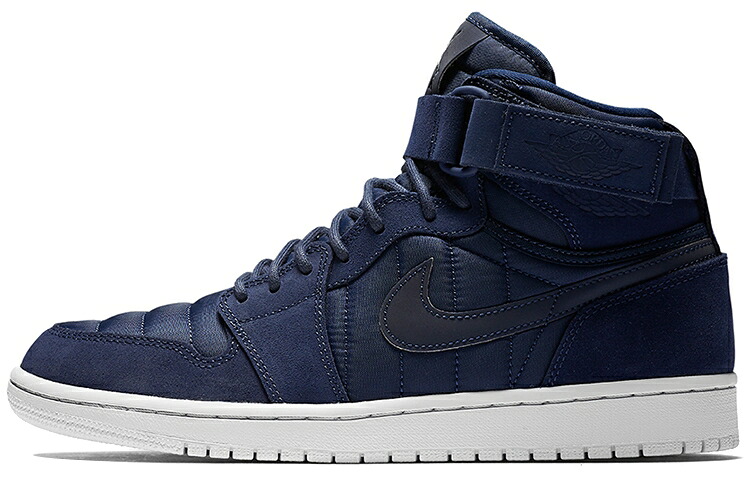 ナイキ ジョーダン ご機嫌 同盟罷工一回り \u0027MIDNIGHT NAVY\u0027 スニーカー メンズ JORDAN AIR 1 HIGH STRAP 342132-400 /