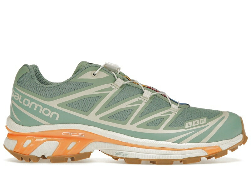 サロモン 緑 緑であること \u0027GRANITE ORANGE\u0027 スニーカー メンズ SALOMON XT-6 GREEN BLAZING L47148100 /