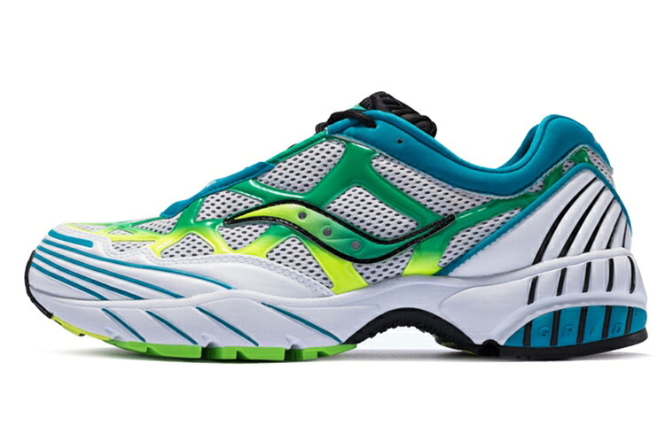 サッカニー \u0027CITRON TEAL\u0027 スニーカー メンズ SAUCONY GRID WEB S70466-6 /