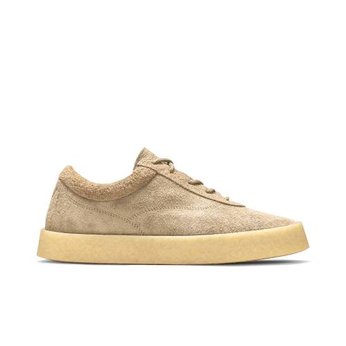 たわい無い スエードクロス スウェード 縮緬 \u0027TAUPE\u0027 スニーカー メンズ YEEZY SEASON 6 THICK SHAGGY SUEDE CREPE KM5001-038 /
