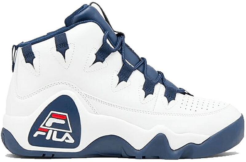 フィラ 白いこと 白いこと 紺色 米国海軍 グラント吸血鬼 スニーカー レディース FILA (WOMEN) GRANT HILL 1 WHITE NAVY 5BM00528-125 /
