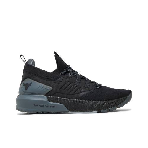 アンダーアーマー \u0027BLACK GREY\u0027 スニーカー メンズ UNDER ARMOUR UNDER ARMOUR PROJECT ROCK 3 PITCH 3023004-001 /