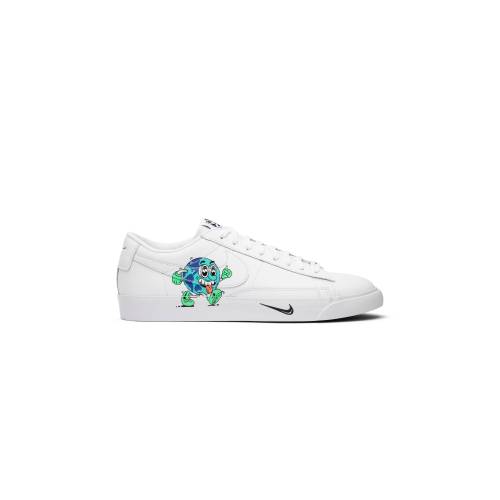 ナイキ ブレイザー EARTH DAY スニーカー メンズ NIKE STEVEN HARRINGTON X BLAZER LOW FLYLEATHER QS CI5546-100 /