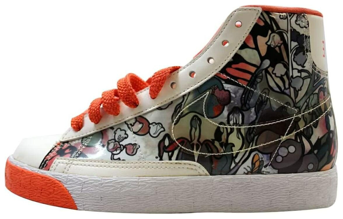 ナイキ ブレイザー 御機嫌 白いこと 白いこと スニーカー レディース NIKE (WOMEN) BLAZER HIGH SAIL/SAIL BRIGHT CORAL WHITE 317808-115 /