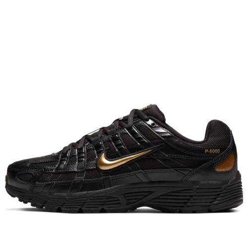 ナイキ 'BLACK GOLD' スニーカー レディース NIKE (WOMEN) P-6000 ESSENTIAL METALLIC CJ9584-002 /