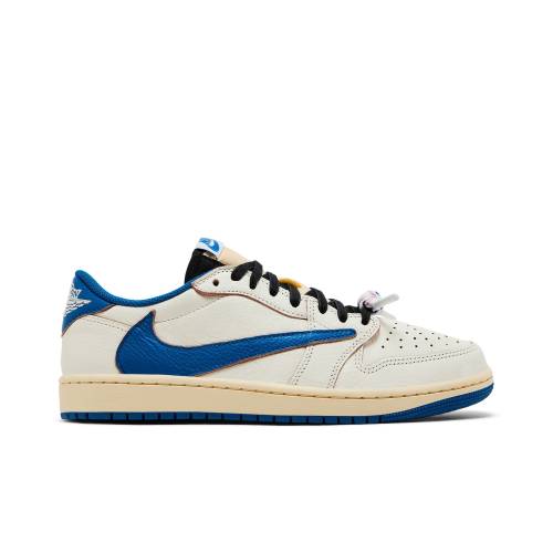ナイキ ジョーダン トラヴィススコット \u0027SAIL BLUE\u0027 スニーカー メンズ JORDAN FRAGMENT DESIGN X TRAVIS SCOTT AIR 1 RETRO LOW OG SP MILITARY DM7866-104 /