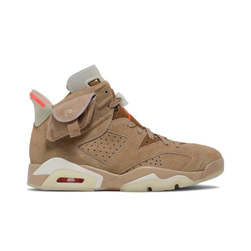 ナイキ ジョーダン トラヴィススコット \u0027BRITISH KHAKI\u0027 スニーカー メンズ JORDAN TRAVIS SCOTT X AIR 6 RETRO DH0690-200 /