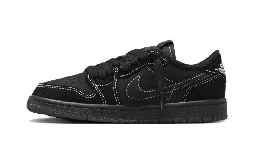 ナイキ ジョーダン トラヴィススコット \u0027BLACK PHANTOM\u0027 スニーカー お坊っちゃん キッズ JORDAN (PRESCHOOL) TRAVIS SCOTT X AIR 1 LOW OG SP DO5442-001 / メンズ