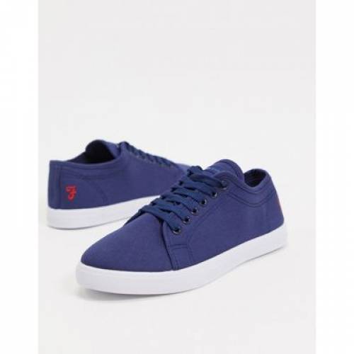 50 Off ファーラー Farah 紺色 ネイビー スニーカー Farah Canvas Plimsolls In Navy メンズ スニーカー 新作モデル Lexusoman Com