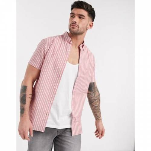 信頼 ストライプ 赤 レッド メンズファッション トップス Stripe Red Selected Homme Vertical Shirt In スニケス 安いそれに目立つ Www Clanpulsar Com