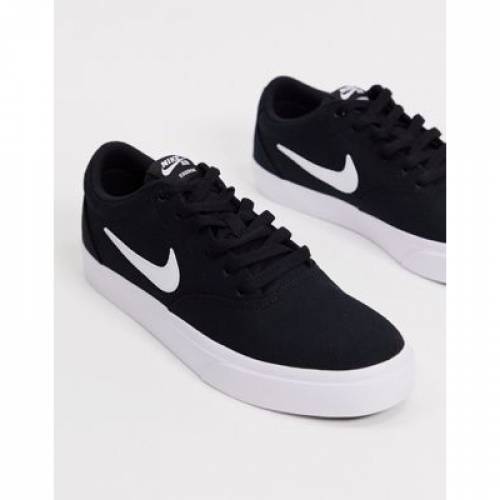 ナイキエスビー Nike Sb エスビー スニーカー スニーカー 黒色 ブラック 白色 ホワイト Nike Sb Charge Canvas Trainers In Black White メンズ スニーカー 流行り物商標名 カジュアル ファッション スニーカー Shirleycalcados Com Br