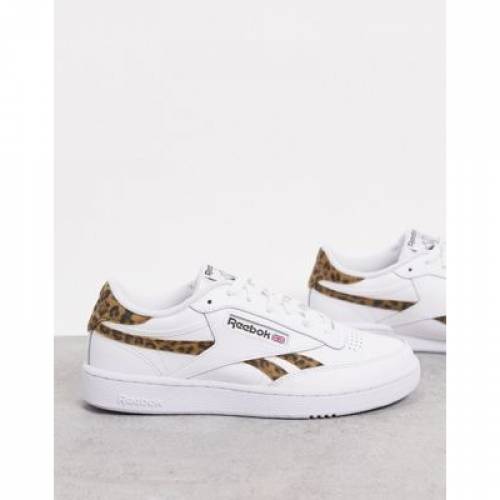 reebok club c leopard