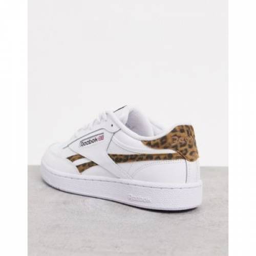 reebok club c leopard