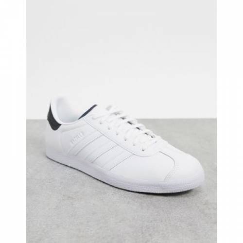 アディダス Adidas Originals アディダス オリジナルス ガゼル スニーカー スニーカー 白 ホワイト 皮革 Adidas Originals Gazelle Trainers In White Leather メンズ スニーカー ファッション商品名 カジュアル ファッション スニーカー Kossacklaw Com