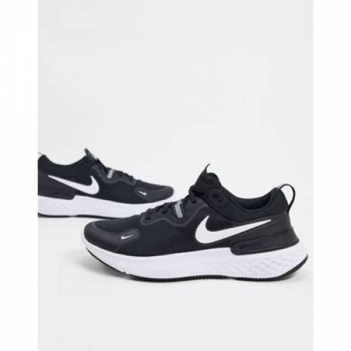 ナイキ ランニング Nike Running リ活動 スニーカー スニーカー 真っ黒 ブラック Nike Running React Miler Trainers In Black メンズ スニーカー ファッション銘柄 カジュアル ファッション スニーカー Kossacklaw Com