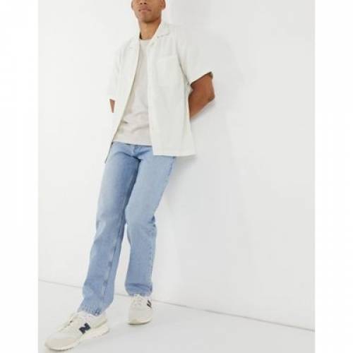 エイソス Asos Design ジーンズ ミッド 青碧 ブルー Asos Design Original Fit Jeans In Mid Stone Wash Blue メンズ流行り物 ズボン ズボン下 ファッションブランド名 心安い ファッション パンツ Damienrice Com