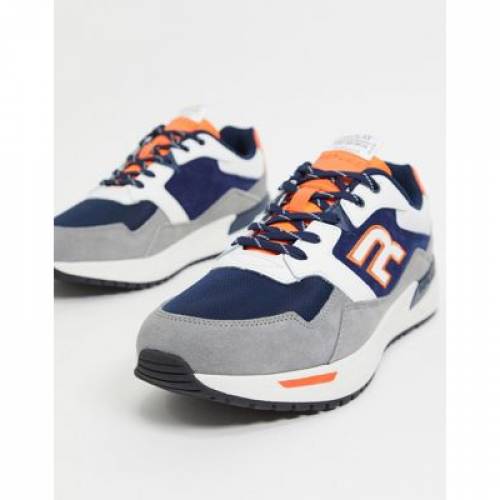 リプレイ Replay ロゴタイプ スニーカー スニーカー 紺色 船軍 Replay Kentfields Logo Trainers In Navy メンズ スニーカー ファッションブランド名 心地よい ファッション スニーカー Barrakuda At