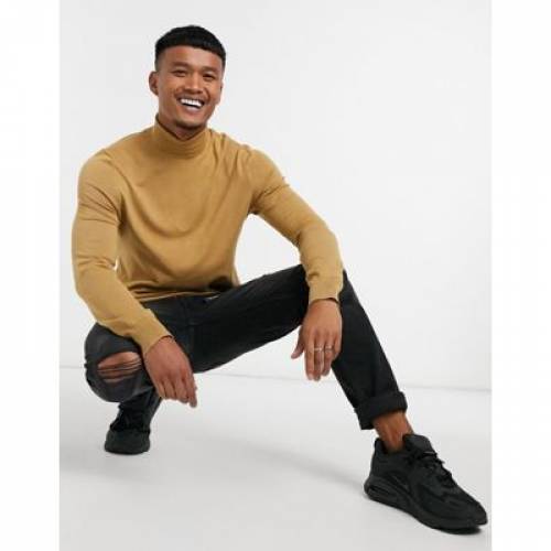 ベルシュカ Bershka キャメル ベージュ Camel Bershka Roll Neck Jumper In Beige メンズモード トップス ファッション商標名 快適 ファッション Damienrice Com