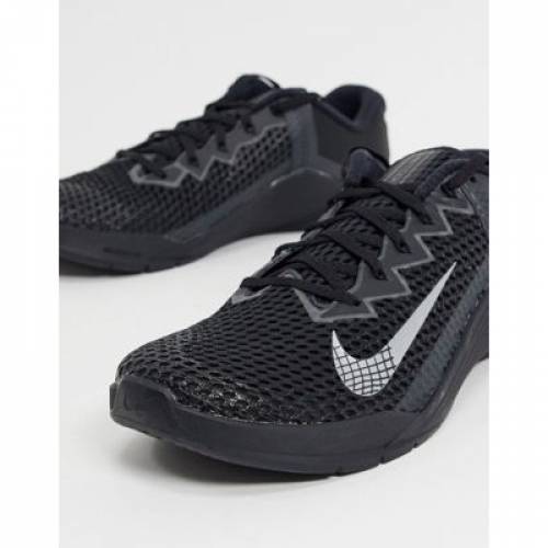ナイキ Nike Training 調教 スニーカー スニーカー 黒色 ブラック Nike Training Metcon Trainers In Black メンズ スニーカー 流行り物ブランド カジュアル ファッション スニーカー Viviohealth Com