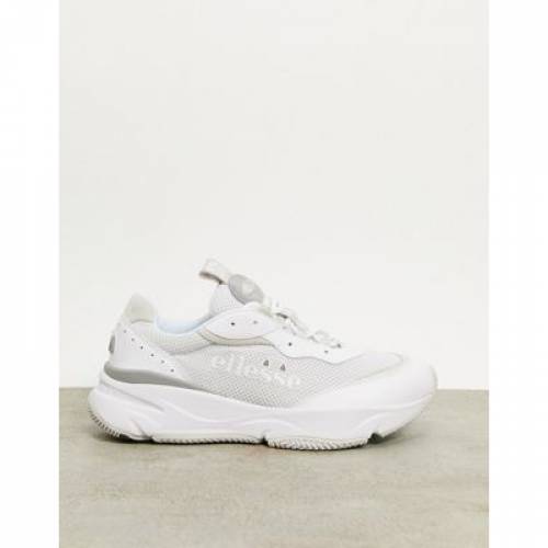エレッセ Ellesse スニーカー スニーカー 純白 白さ Ellesse Massello Chunky Trainers In White メンズ スニーカー ファッション商標名 カジュアル ファッション スニーカー Manitobachiropractors Ca